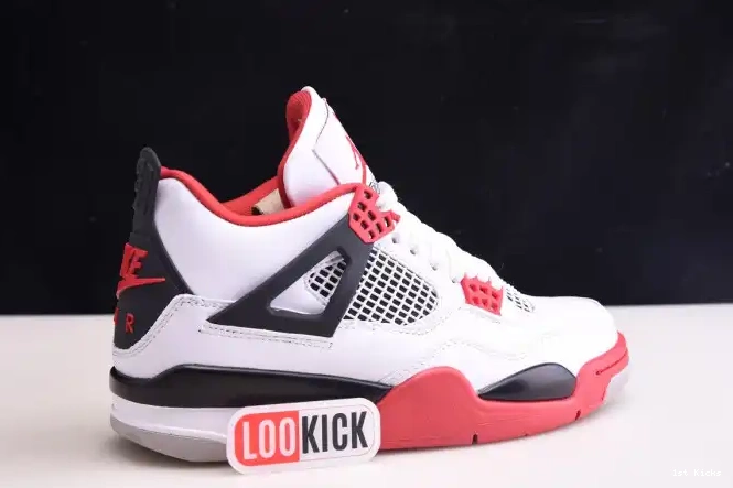 1st Kicks Shoes (2020) DC7770-160 Retro Fire Jordan Air 4 Red 0623